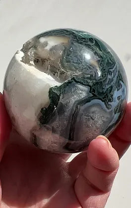 Moss Agate Sphere