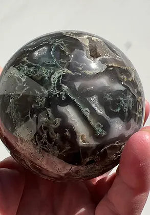 Moss Agate Sphere