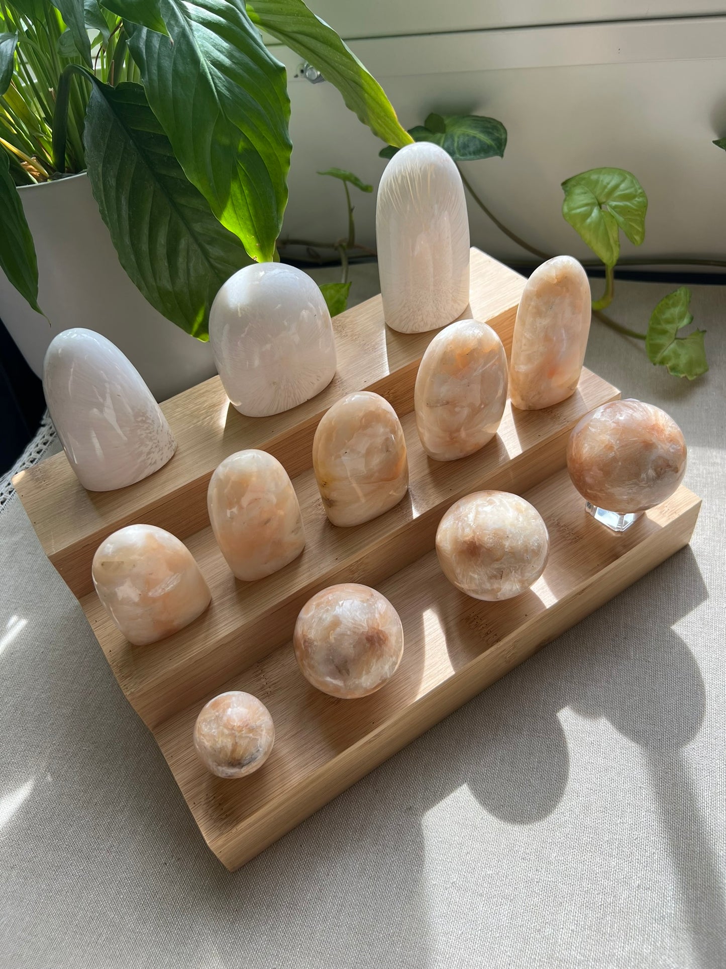 Scolecite & Stilbite Sphere