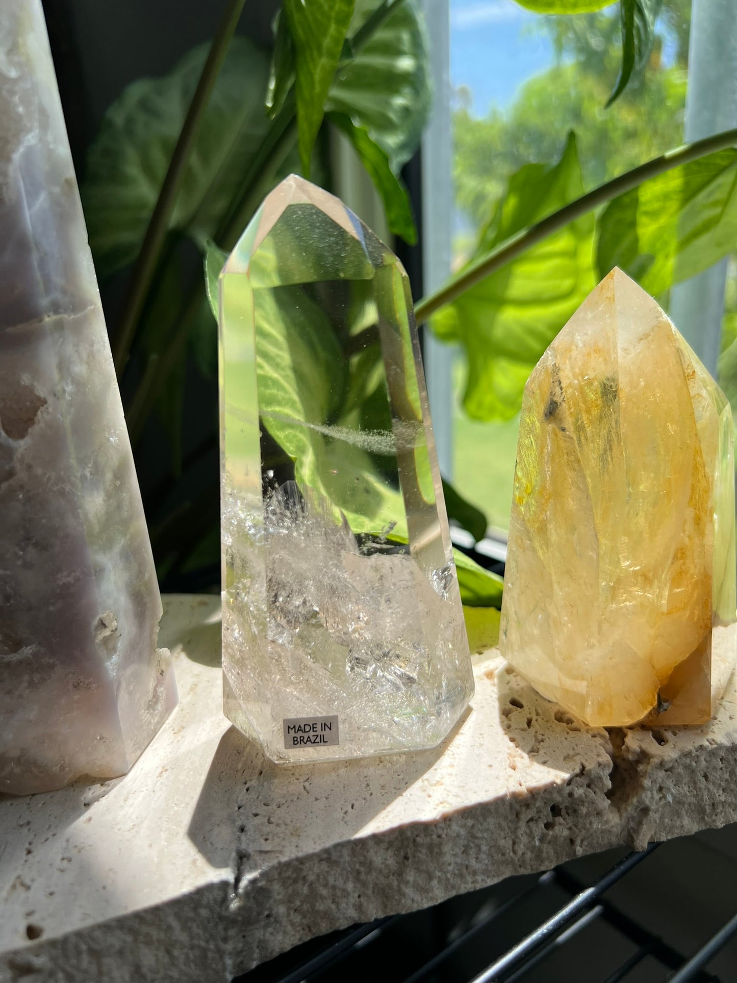Clear Quartz Tower