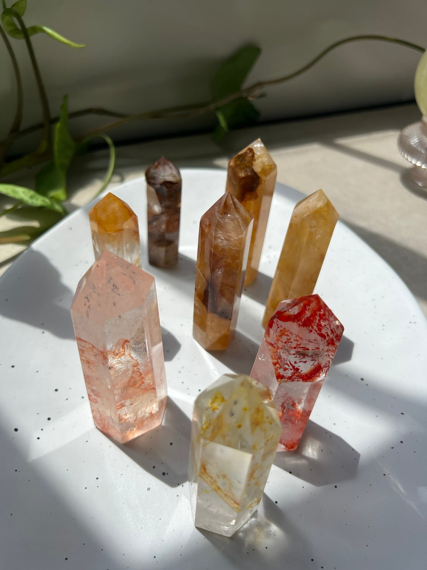 Hematoid/Fire Quartz Tower - A Grade