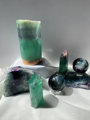 Rainbow Fluorite Tower