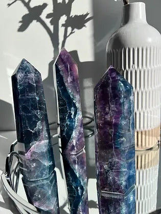 Rainbow Fluorite Tower