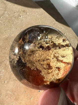 Lodolite/Garden Quartz Sphere
