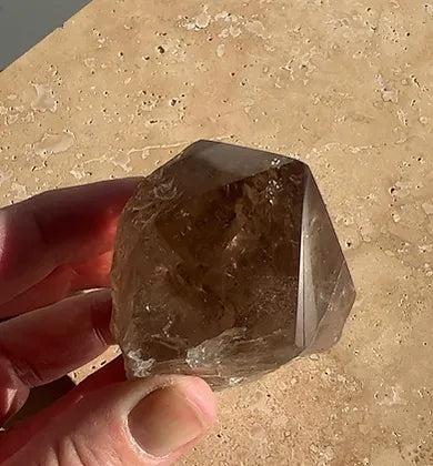 Smokey Quartz polished point rough