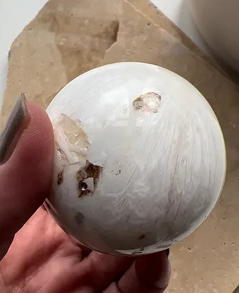Scolecite Sphere