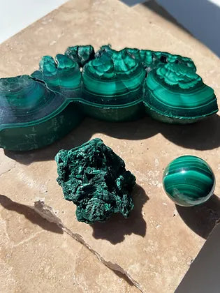 Silky Malachite Specimen