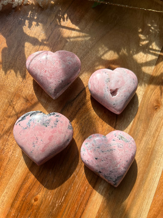 Rhodonite Heart