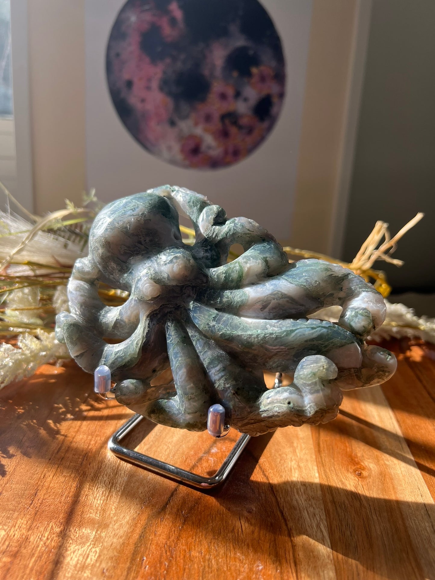 Moss Agate Octopus