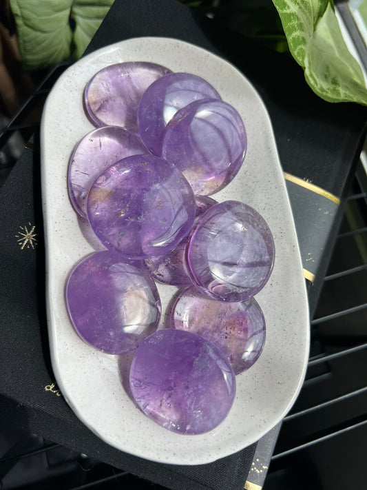 Amethyst Flat Stone