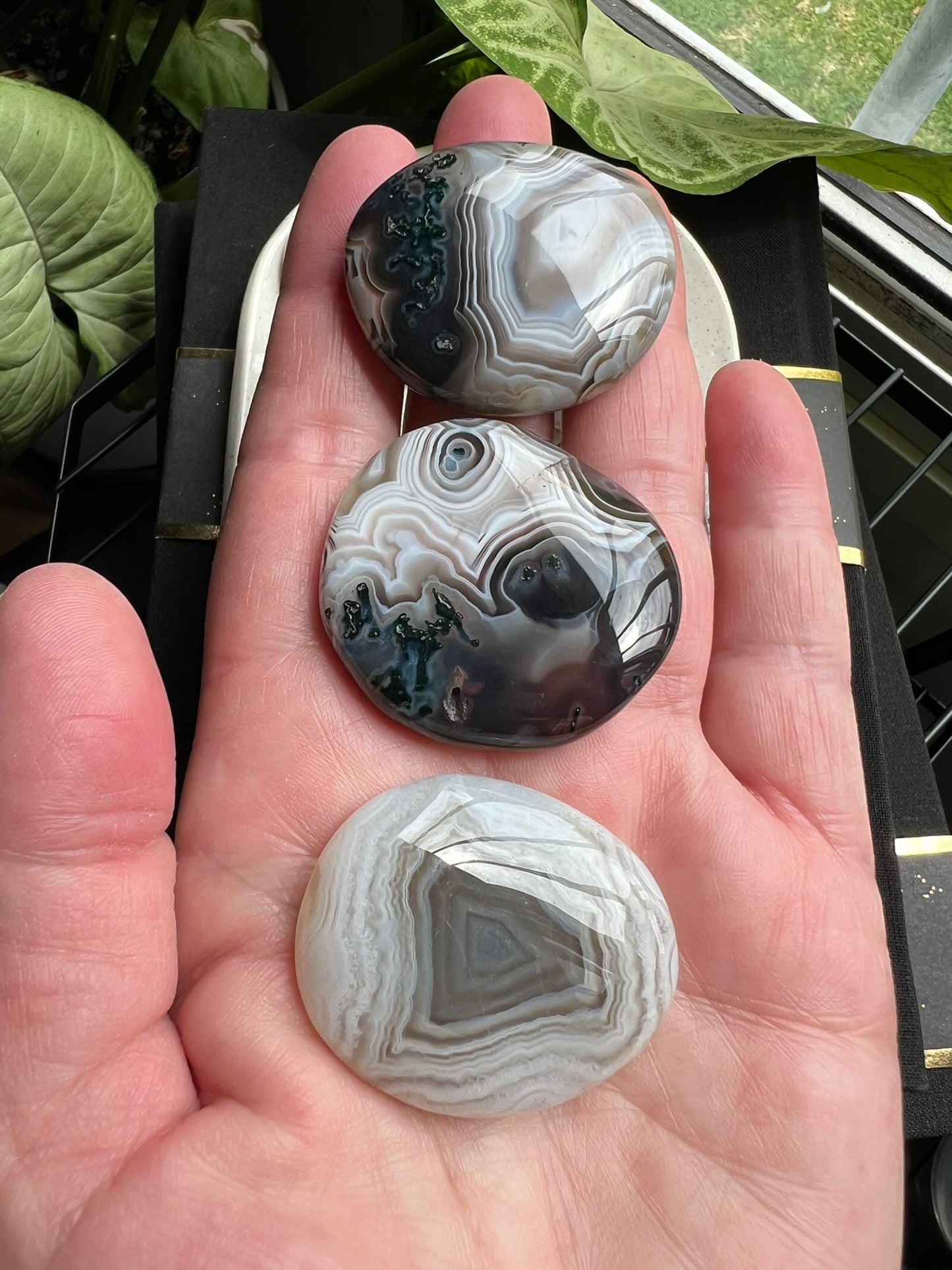 Botswana Agate Flat Stone