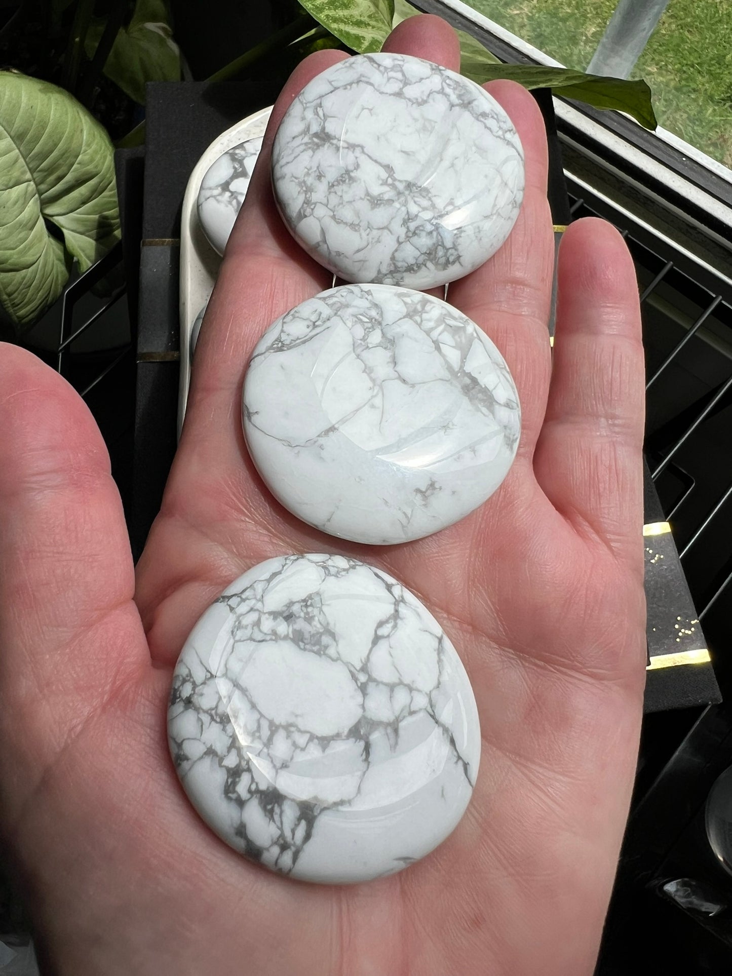 Howlite Flat Stone