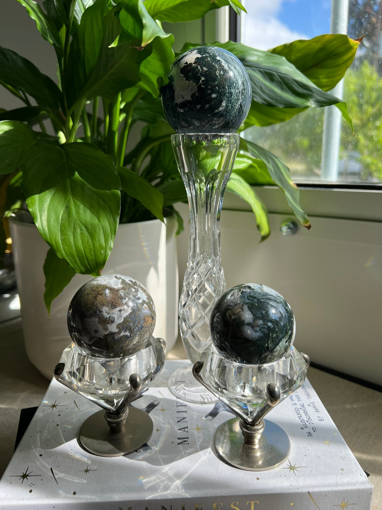 Moss Agate Sphere