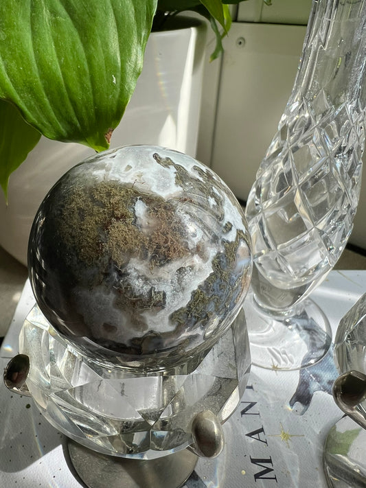 Moss Agate Sphere