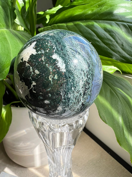 Moss Agate Sphere