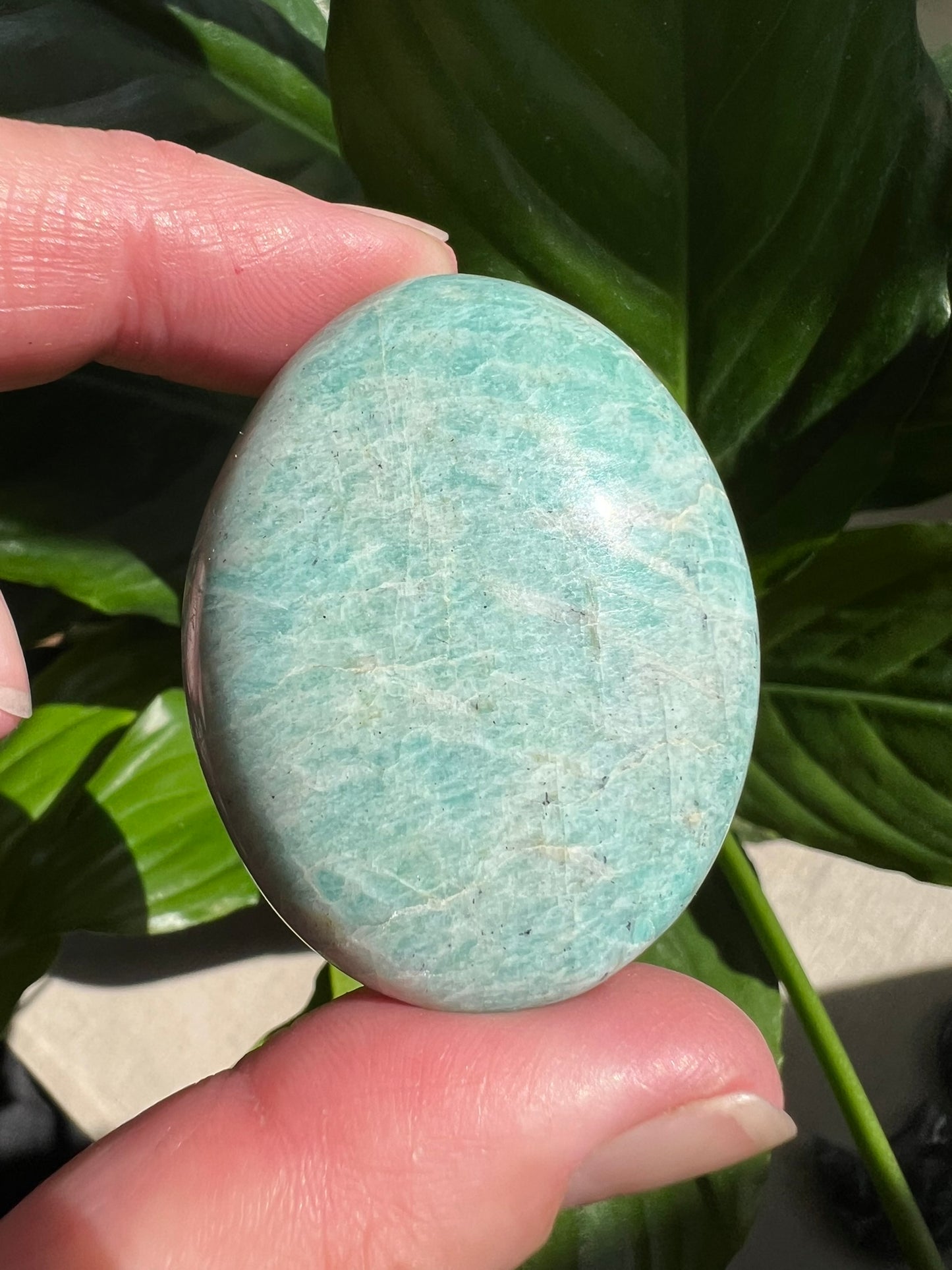Amazonite Palmstone