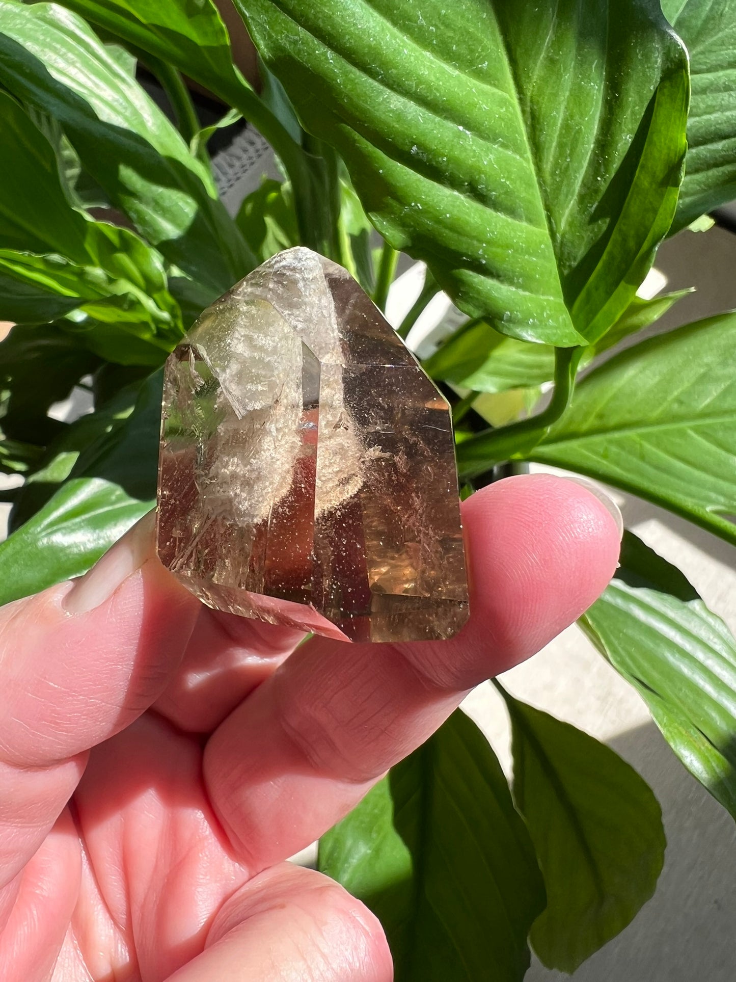 Clear Quartz Tower with Inclusions