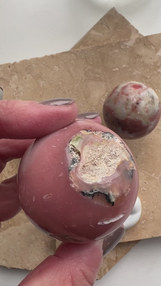 Peruvian Pink Opal Sphere