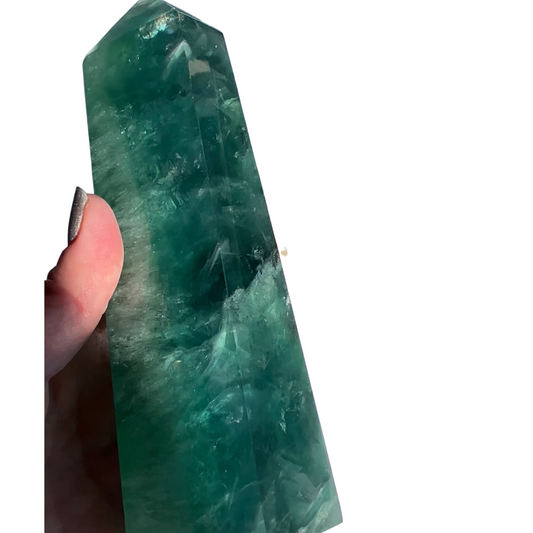 Green Fluorite Tower